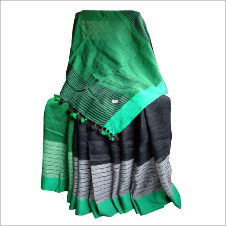 Linen Handloom Sarees