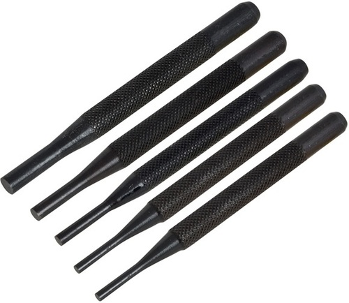 Pin Punch Set - 1/16 to 1/4 Inch Sizes | Precision Tool Type for Accurate Alignment and Metalworking Applications