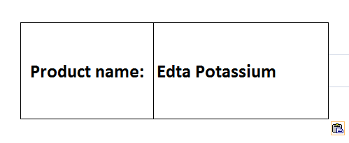 Edta Potassium