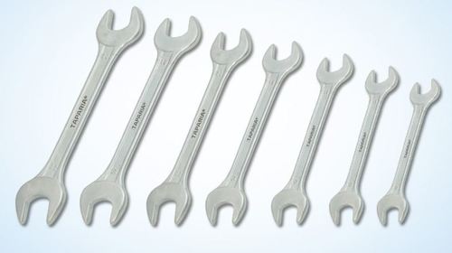 Double Ended Spanner Set - Forged Steel, 6 Pieces (6x7 to 16x17 mm) | Hardened, Rust-Resistant, Long-Lasting Performance