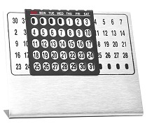 Metal Perpetual Calendar