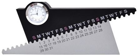 Saw Calendar Clock