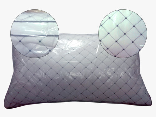 Quilted White Pillow Age Group: Adults