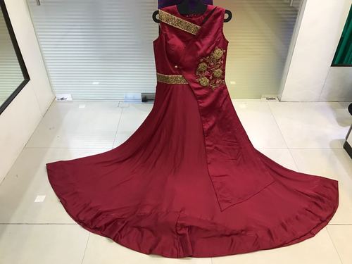 Designer Salwar Suits - Customized Sizes Available: S, M, L, XL, XXL | All-Season Wear, Dry Clean and Washable Options