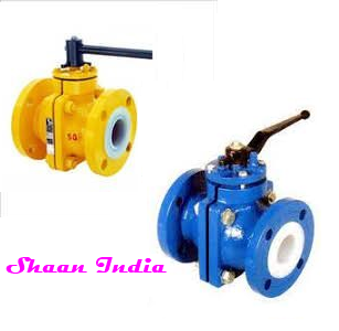 Lined Ball Valve - Nickel Coated Brass, 15 mm to 150 mm Size, Blue Plastic Cover | Fugitive Emissions Protection, Cost-Effective Design, Compact Installation Features