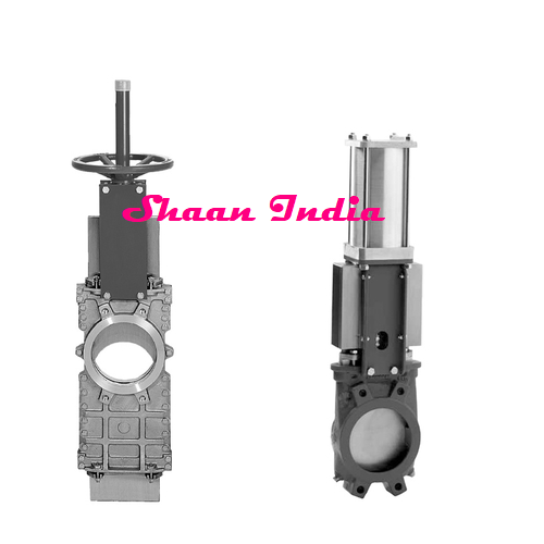 Knife Edge Gate Valve - Carbon Steel, Size 50mm to 400mm | Features Flange End Configurations, Integrated Throttling Regulating Segment, 14000g Weight