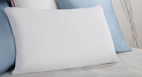 white 180tc cotton pillow cover