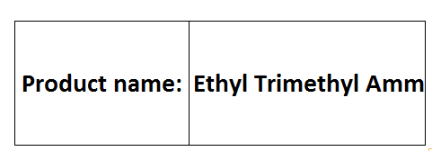 Ethyl Trimethyl Ammonium Bromide - White Crystalline Powder C5H14NBr High Purity Water Soluble Easy to Handle