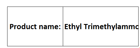 Ethyl Trimethylammonium Iodide - White Crystalline Powder >98% Purity Water Soluble Precise Synthesis