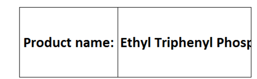 Ethyl Triphenyl Phosphonium Chloride - White Solid, 98% Purity, Melting Point 230-232°C, Versatile Reagent