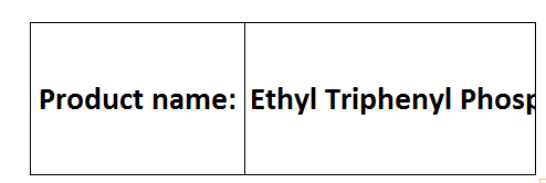 Ethyl Triphenyl Phosphonium Iodide