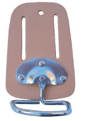 Revolving Hammer Holder - Leather with Movable Chrome Plated Buckle & Riveted Details | Durable Tool Holder with Enhanced Mobility and Secure Grip