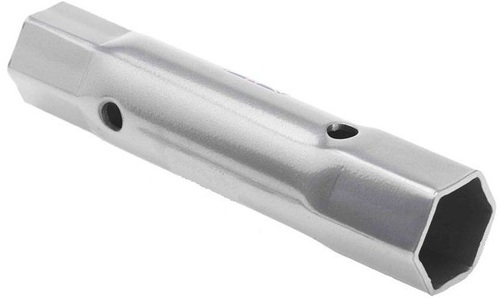 Tubular Box Spanner - Steel, 16 x 17 mm | Chrome Plated, Rugged Design, Dimensional Accuracy, Heavy Duty