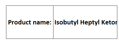 Isobutyl Heptyl Ketone