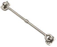 Brass Palladium Type Door Hook - Brass Material, Round Shape, Nickel Finish | Versatile For Window Usage