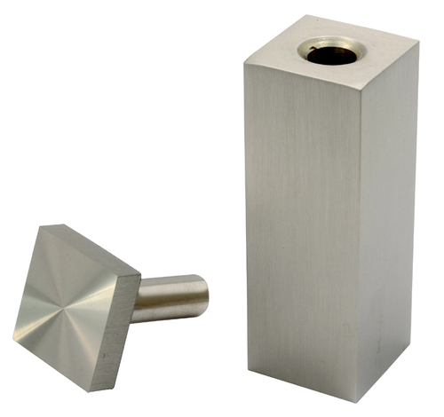 Brass Table Top Square Glass Fittings