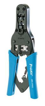Telecom Crimp Tool - S45C Body Material, 4/6/8P Compatibility | Reliable Tool for Efficient Telecom Connections