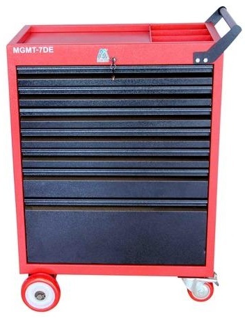 Tool Trolley - Load Capacity 30-50 kgs, Central Locking, Removable Ball Bearing Drawers, Locking Castors, Electro Powder Coating