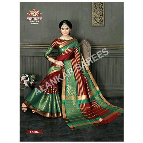 Plain Border Silk Sarees