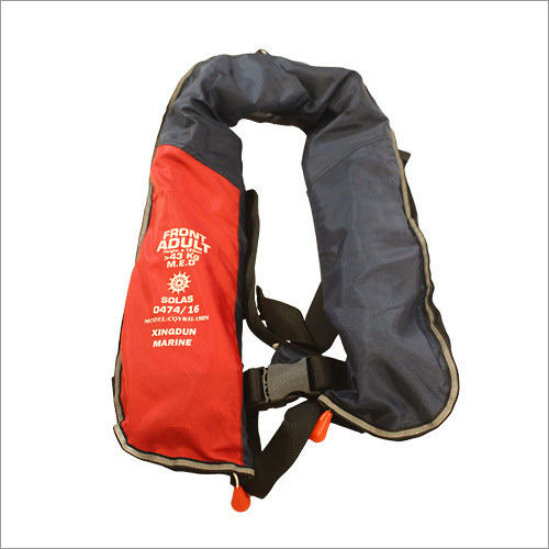 Air Life Jacket - Polyester, Multiple Sizes, Red, 150N Buoyancy | Lightweight, Breathable, Comfortable Fit, Durable Material