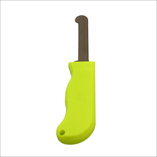Floating Knife - High Carbon Steel 75mm Blade, Lime Green | Lightweight, Ergonomic Neon Handle, Sharp Razor Blade