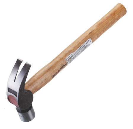 Claw Hammer - Drop Forged Carbon Steel, Hardened and Tempered with Tubular Steel Handle and Rubber Grip | Precision Claw for Fine Gripping