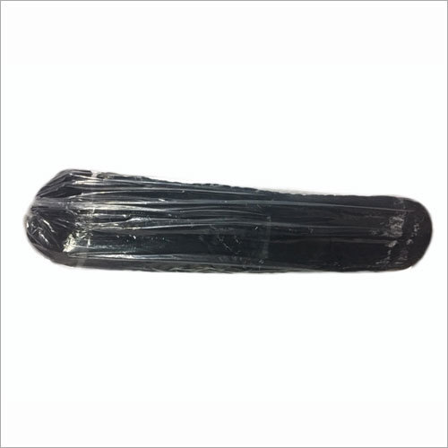Black Plain Knitted Fabric