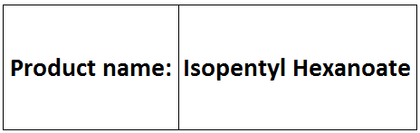 Isopentyl Hexanoate