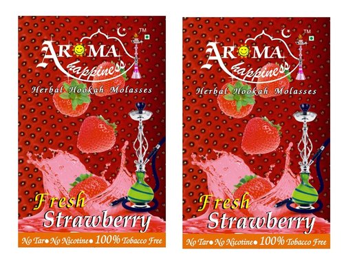 Desi Karigar Aroma Happiness Hookah Flavor - Pack of 2 (Strawberry - 50 g, Strawberry - 50 g)