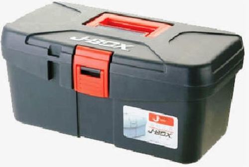 Plastic Tool Box - High Grade Impact Resistant PP, 190x410x410 mm | Durable ABS Handle, Internal Baffle for Space Separation