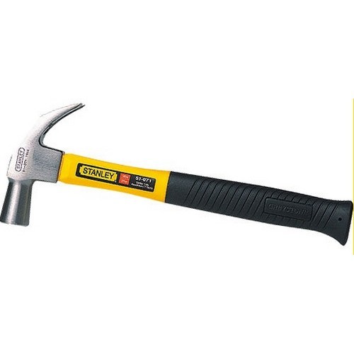 Nail Hammer - Fiberglass Shaft with Polypropylene Jacket | Tape Lock Union, Flock-Filled Rubber Grip, ANSI Compliant, Enhanced Comfort