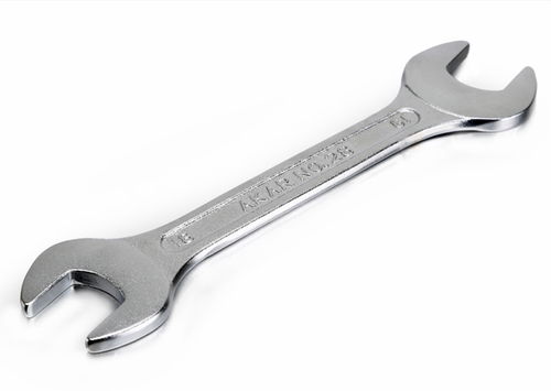 Double Ended Open Jaw Spanner - Chrome Vanadium Steel, 27x32 mm | Durable Tool with Precision Fit for Efficient Torque Application