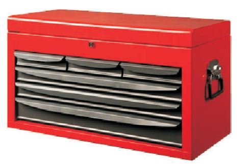 Cylinder Type Tool Box - 660x382x305mm | Strong Plastic Spray Surface, Rustproof, Smooth Double Ball Slide Design, 6 Drawers