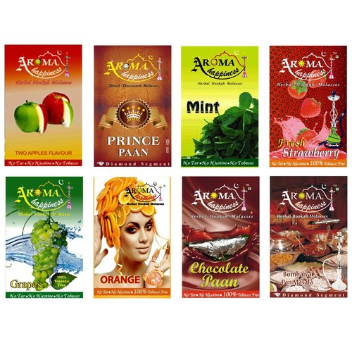 Desi Karigar Aroma Happiness Assorted Hookah Flavor - Pack of 8