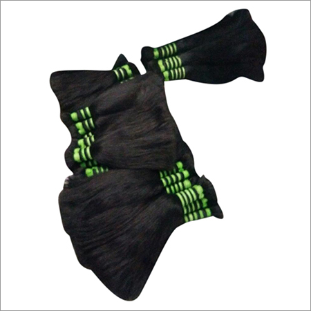 Black Non Remy Double Drawn Hair