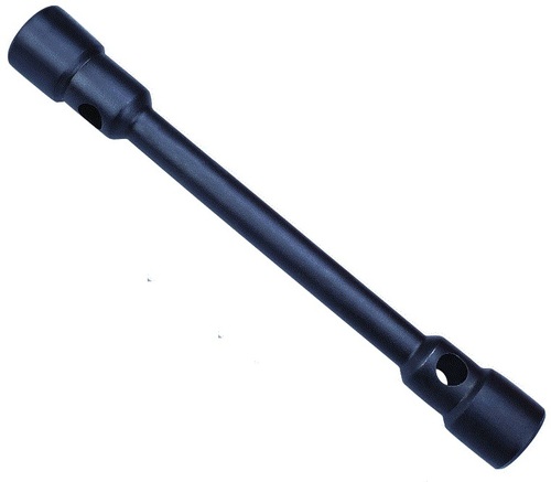 Wheel Spanner - Carbon Steel, 27x33 mm Size, Black Phosphate Finish | Two Way Design, Compatible with Tata/Mahindra, Model AO-A1109