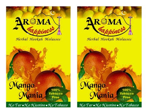 Desi Karigar Aroma Happiness Hookah Flavor - Pack of 2 (Mango- 50 g, Mango - 50 g)