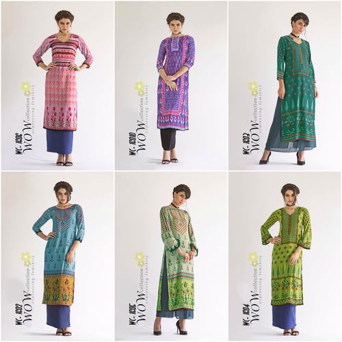 Digital Printed Cotton Kurti