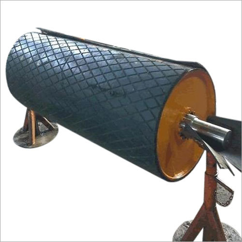 Diamond Rubber Covered Pulley