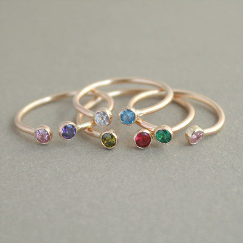 Gold Plated Gemstone Ring