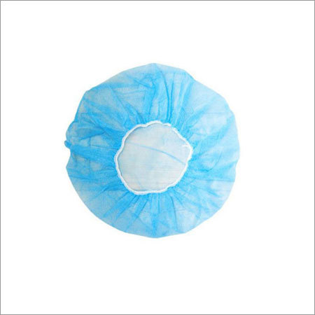 Non Woven Caps - Non-Woven Fabric, One Size Fits Most, Light Blue | Disposable, Comfortable, Elastic Band, Germ-Free, Hygiene