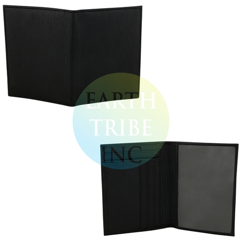 Standard Leather Black Passport Cover