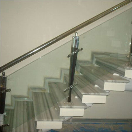MS Handrails - Stainless Steel, 2 Inch Diameter, Custom Length | Durable, Stylish, Corrosion Resistant, Wall Mount