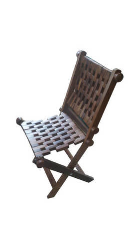 Desi Karigar Wooden Foldable Chair