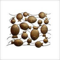 Wall Hanging Wrought Iron Moa Fish Family