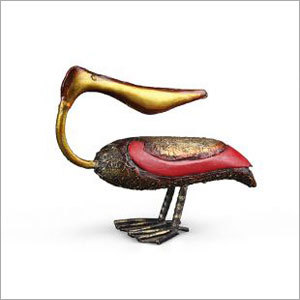 Wrought Iron Pelican Red