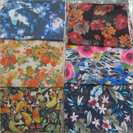 Printed Tweed Fabric