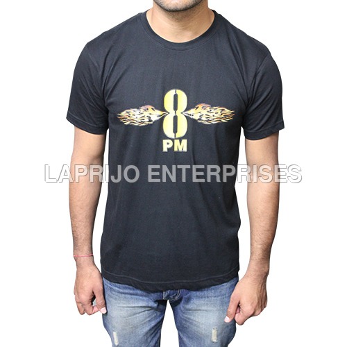 Round Neck Sticker Print