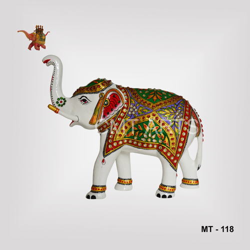 Metal Meenakari Horse - Metal 152.4mm Size | Durable Eco-Friendly Rust Proof Easy to Clean Modern Indian Decorative Art