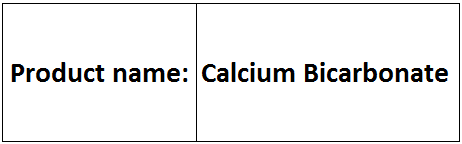 Bicarbonates